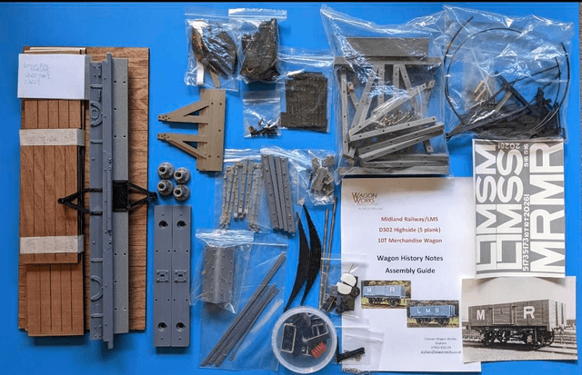 Wagon Kit 5 Inch Gauge Midland D663A 5 Plank