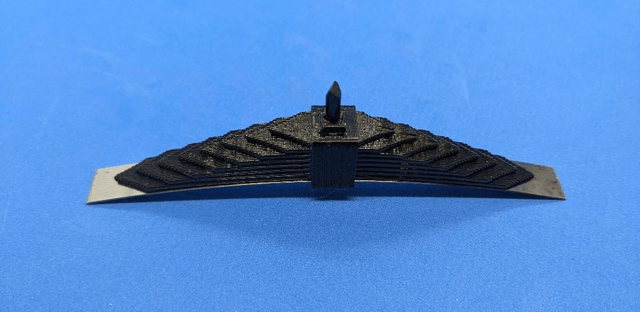 Bearing Leaf Springs 5 Inch Gauge - Set of 4 With Spring Steel Top Leaf & 8 Printed Leaves 